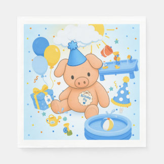 Hamhocks Splashtastic!-Geschichtsbuch Servietten
