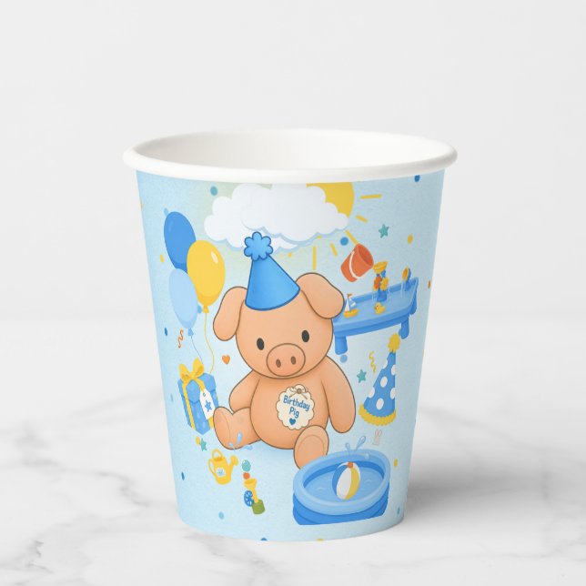Hamhocks Splashtastic! Geschichtsbücher-Tassen Pappbecher (Vorderseite)