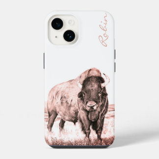 Hamilton ~ American Bison (Lachs) iPhone 14 Hülle