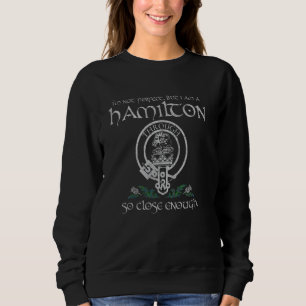 Hamilton Clayton Clan Abzeichen Wappen Scottish vi Sweatshirt