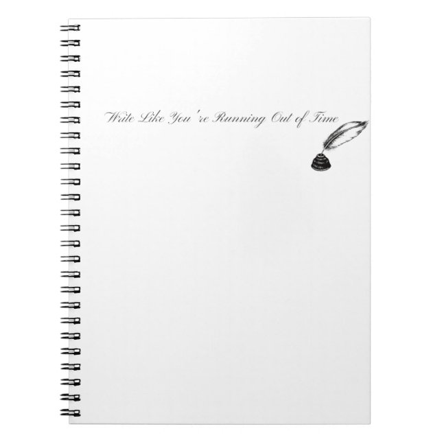 Hamilton, das aus Zeit-Zeitschrift heraus läuft Notizblock (Vorderseite)