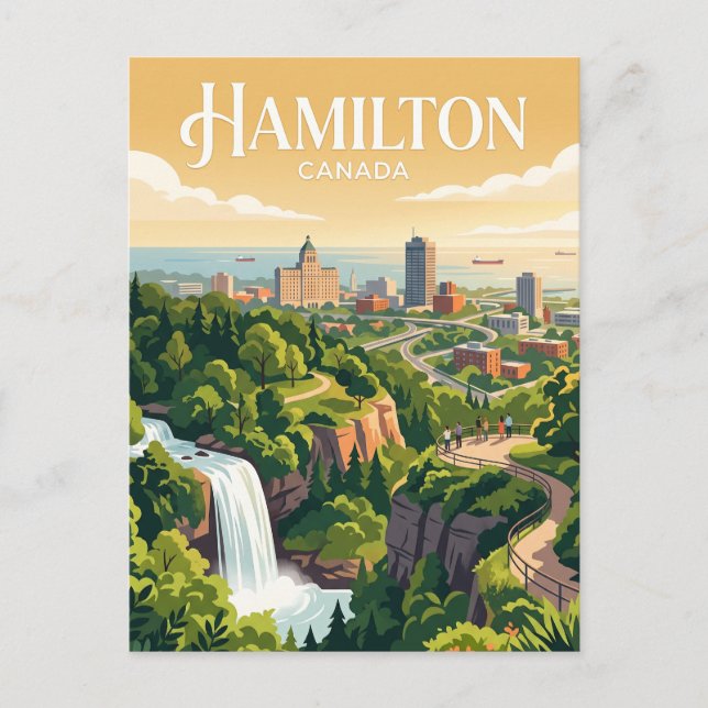 Hamilton, Kanada Postkarte (Vorderseite)