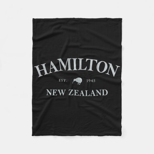 Hamilton New Zealand Hamilton Nz Graphic Print  Fleecedecke (Vorderseite)