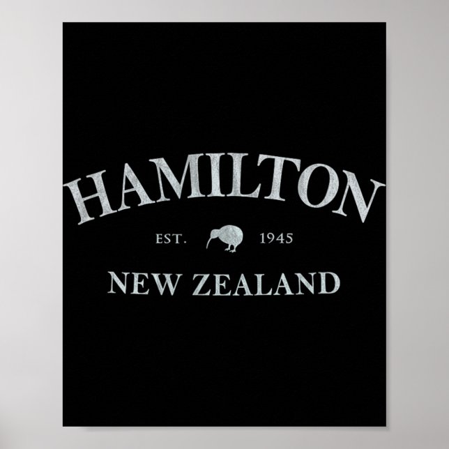 Hamilton New Zealand Hamilton Nz Graphic Print  Poster (Vorne)