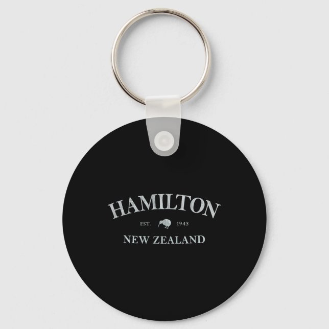Hamilton New Zealand Hamilton Nz Graphic Print  Schlüsselanhänger (Vorderseite)