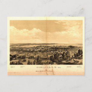 Hamilton, Ontario, Kanada (1859) Postkarte