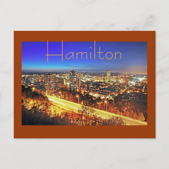 Hamilton, Ontario, Kanada Postkarte (Vorderseite)