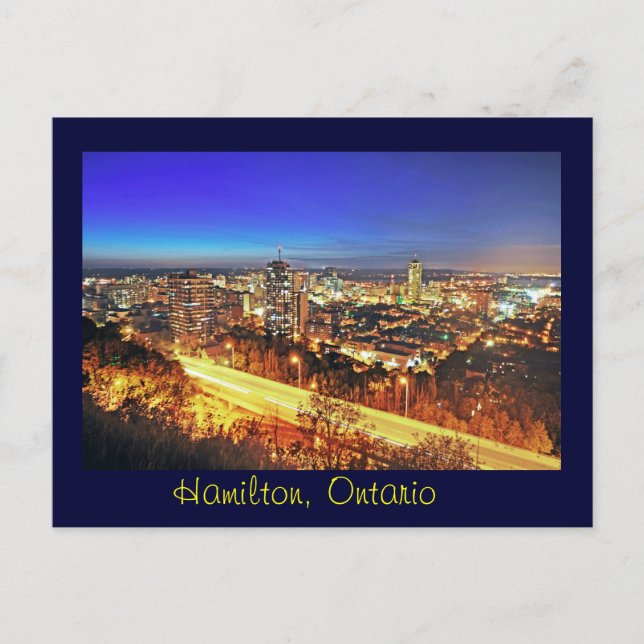 Hamilton, Ontario, Kanada Postkarte (Vorderseite)