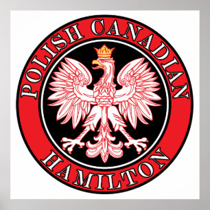 Hamilton Polnisch Kanadischer Adler Poster
