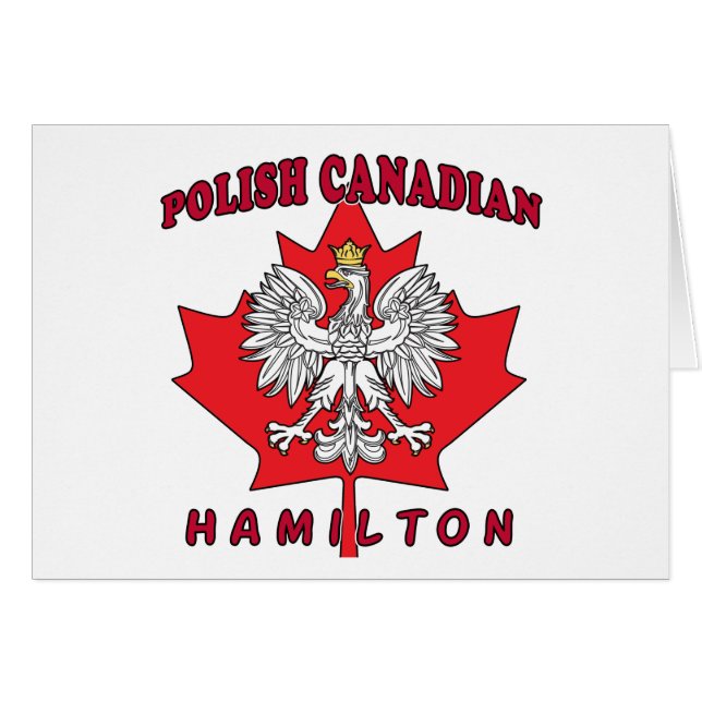 Hamilton Polnisch Kanadisches Leaf (Vorderseite (Horizontal))
