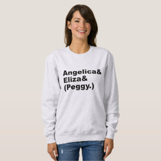 HAMILTON SCHUYLER SCHWESTER-ZITAT SWEATSHIRT