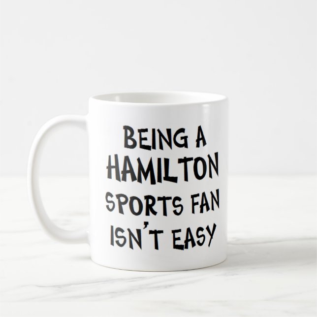Hamilton-Sportfan, zu sein Kaffeetasse (Links)