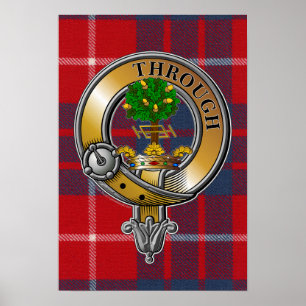 Hamilton Tartan & Abzeichen Poster
