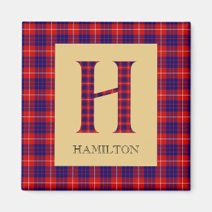 Hamilton Tartan Monogram H Schlüsselanhänger Magnet