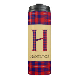 Hamilton Tartan Monogram H Thermosbecher