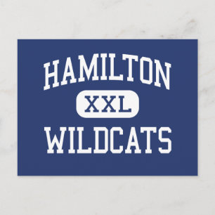 Hamilton Wildcats Middle Memphis Tennessee Postkarte