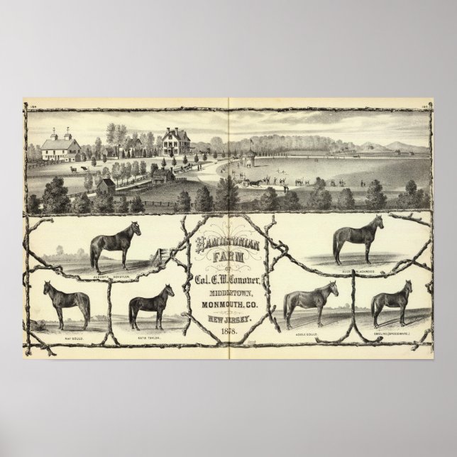 Hamiltonian Farm in Middletown, NJ Poster (Vorne)