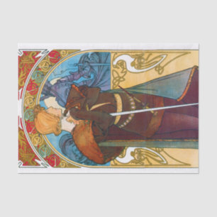 Hamlet, Alphonse Mucha Seidenpapier