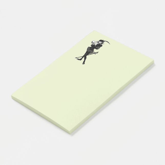 Hamlet Der Barde Limegrün  Post-it Klebezettel (angewinkelt)
