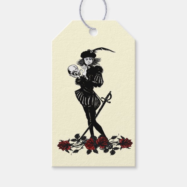 Hamlet Gelb Geschenkanhänger (Vorderseite)
