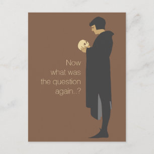 Hamlet mit einem Schädel CC0720 Beggarstaffs Postkarte