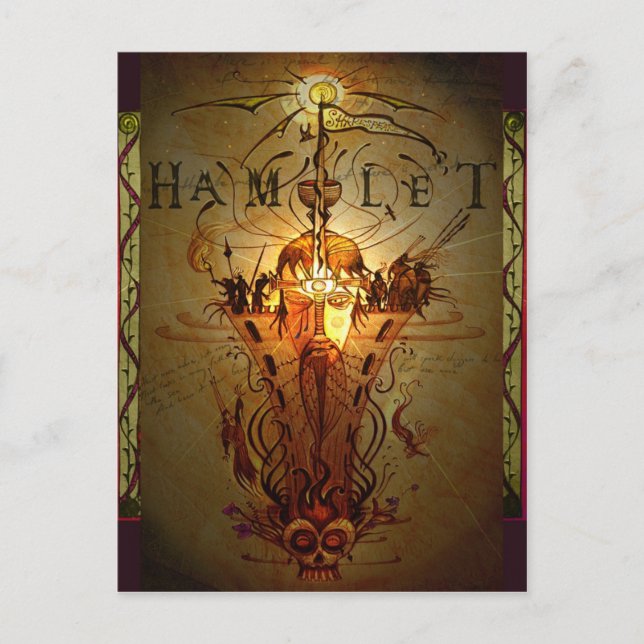 "Hamlet" Postkarte (Vorderseite)