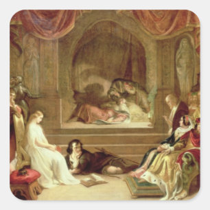 Hamlet Quadratischer Aufkleber