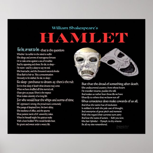 Hamlet sein oder nicht sein poster (Vorne)