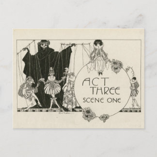 Hamlet Shakespeare Postkarte