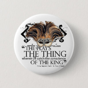 Hamlet-Spiel-Zitat Button