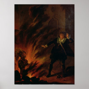 Hamlet und der Geist seines Vaters Poster