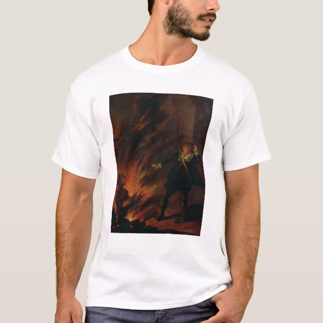 Hamlet und der Geist seines Vaters T-Shirt (Vorderseite)