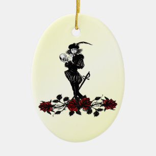 Hamlet Yellow Keramik Ornament