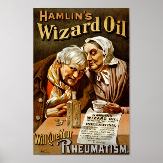Hamlins Zauberer-Ölplakat Poster