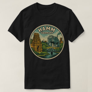 Hamm Deutschland Elefantenkunst T-Shirt