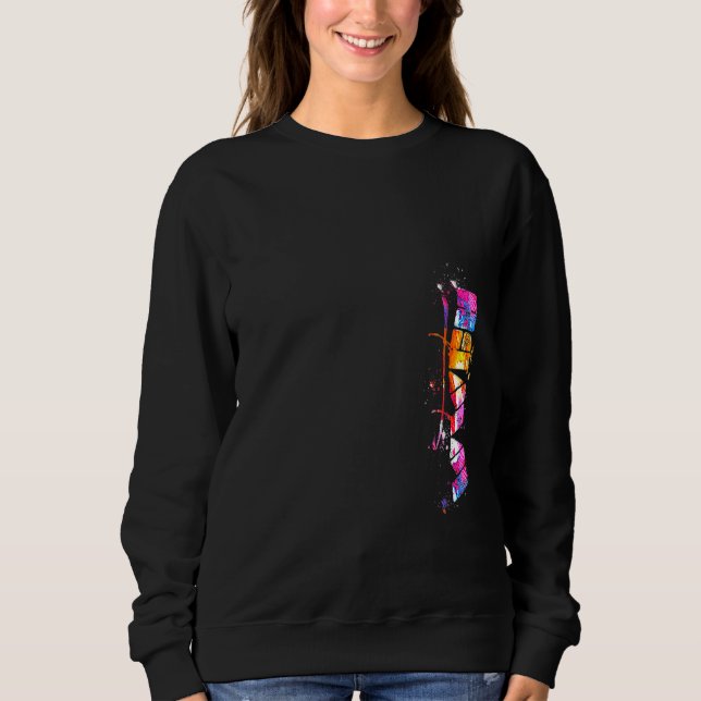 Hamm Lettern Watercolor Hamm Sweatshirt (Vorderseite)