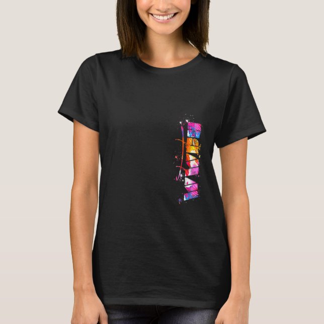 Hamm Lettern Watercolor Hamm T-Shirt (Vorderseite)