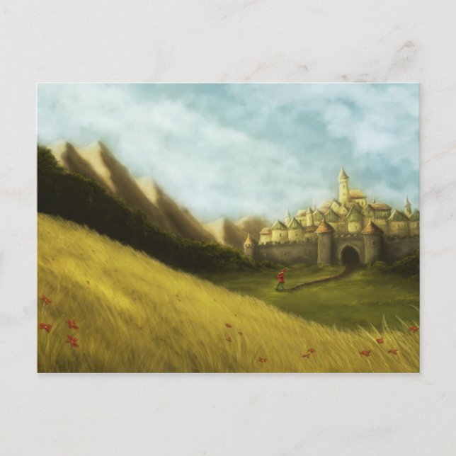 Hammelhupe - Märchenpostkarte Postkarte (Vorderseite)