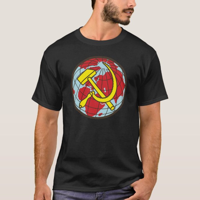 Hammer and Sickle - Communist World T-Shirt (Vorderseite)