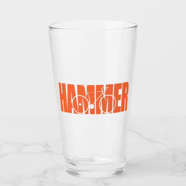 Hammer Cycling Glas (Vorderseite)