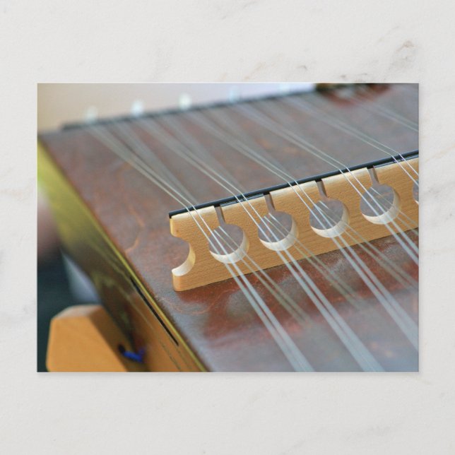 Hammer Dulcimer Bridge zu Ihrer Fantasie. Postkarte (Vorderseite)