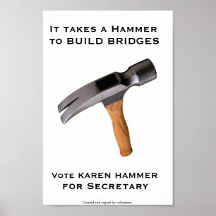 Hammer-Plakat Poster