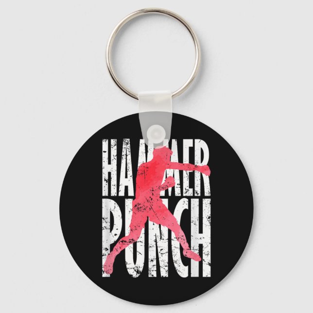 Hammer Punch Boxen MMA Schlüsselanhänger (Vorderseite)