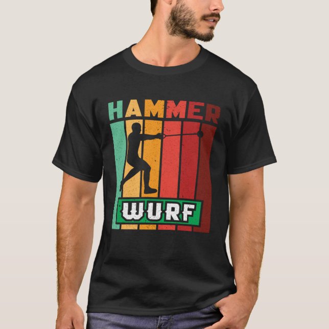 Hammer throw athletics hammer thrower sport T-Shirt (Vorderseite)