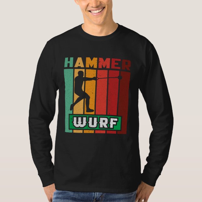 Hammer throw athletics hammer thrower sport T-Shirt (Vorderseite)