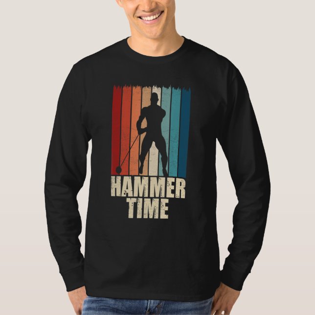 Hammer Time Throwing Throw Thrower Track Field App T-Shirt (Vorderseite)