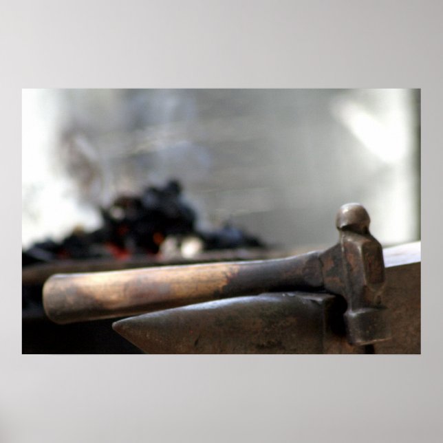 Hammer und Anvil Poster (Vorne)