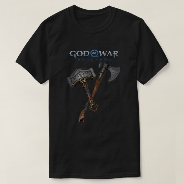 Hammer und Ax von Kratos T-Shirt (Design vorne)