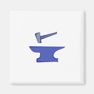Hammer und Eisen Magnet