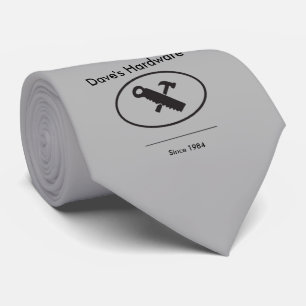 Hammer- und Sägedesign Krawatte